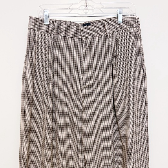 Gap Plaid 365 High Rise Taper Pants - Picture 6 of 8